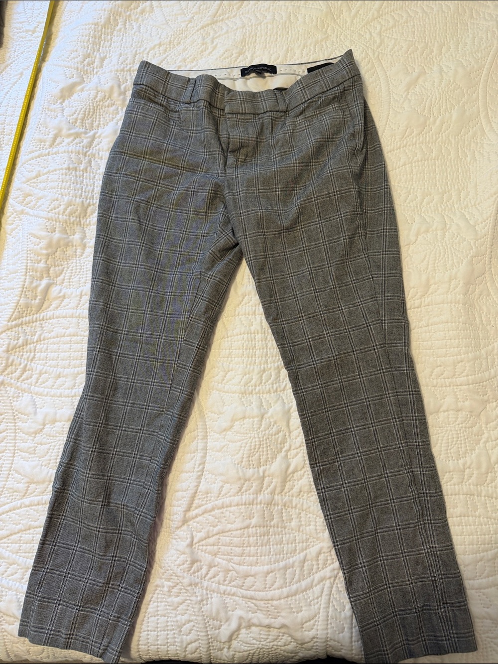 Banana Republic Sloan Plaid Dress Pants